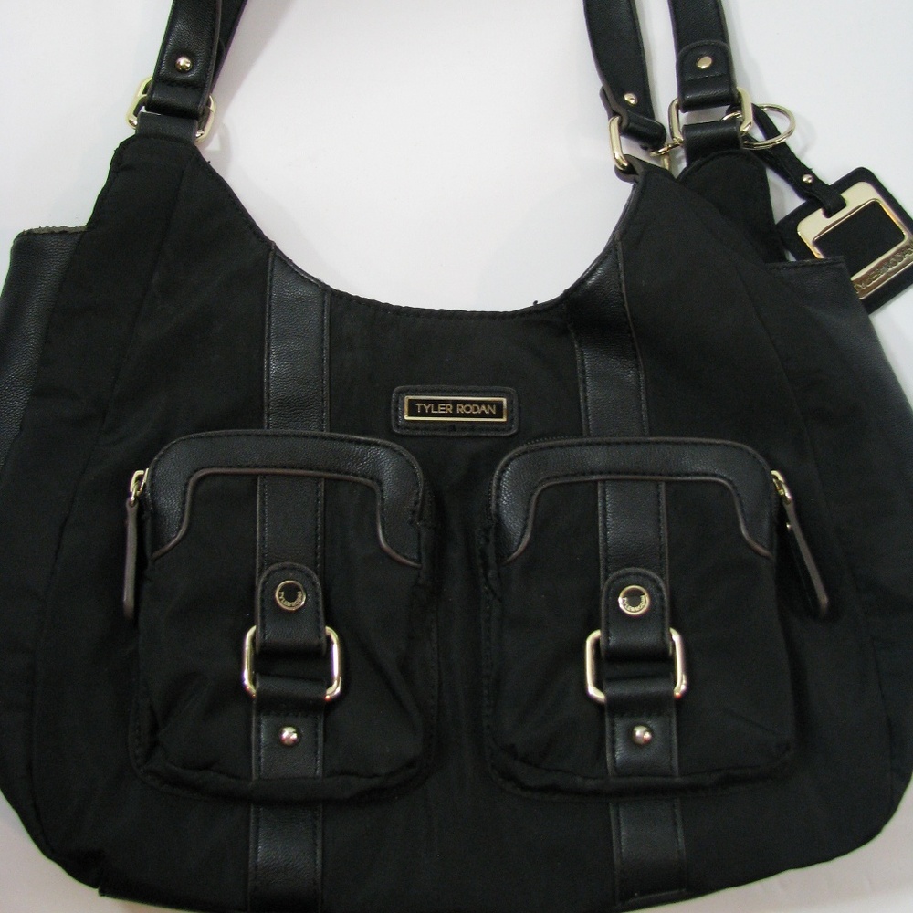 Tyler Rodan Shoulder Bag Purse Handbag Black Multi